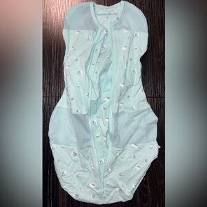 Mint Green with Saturn Swaddle